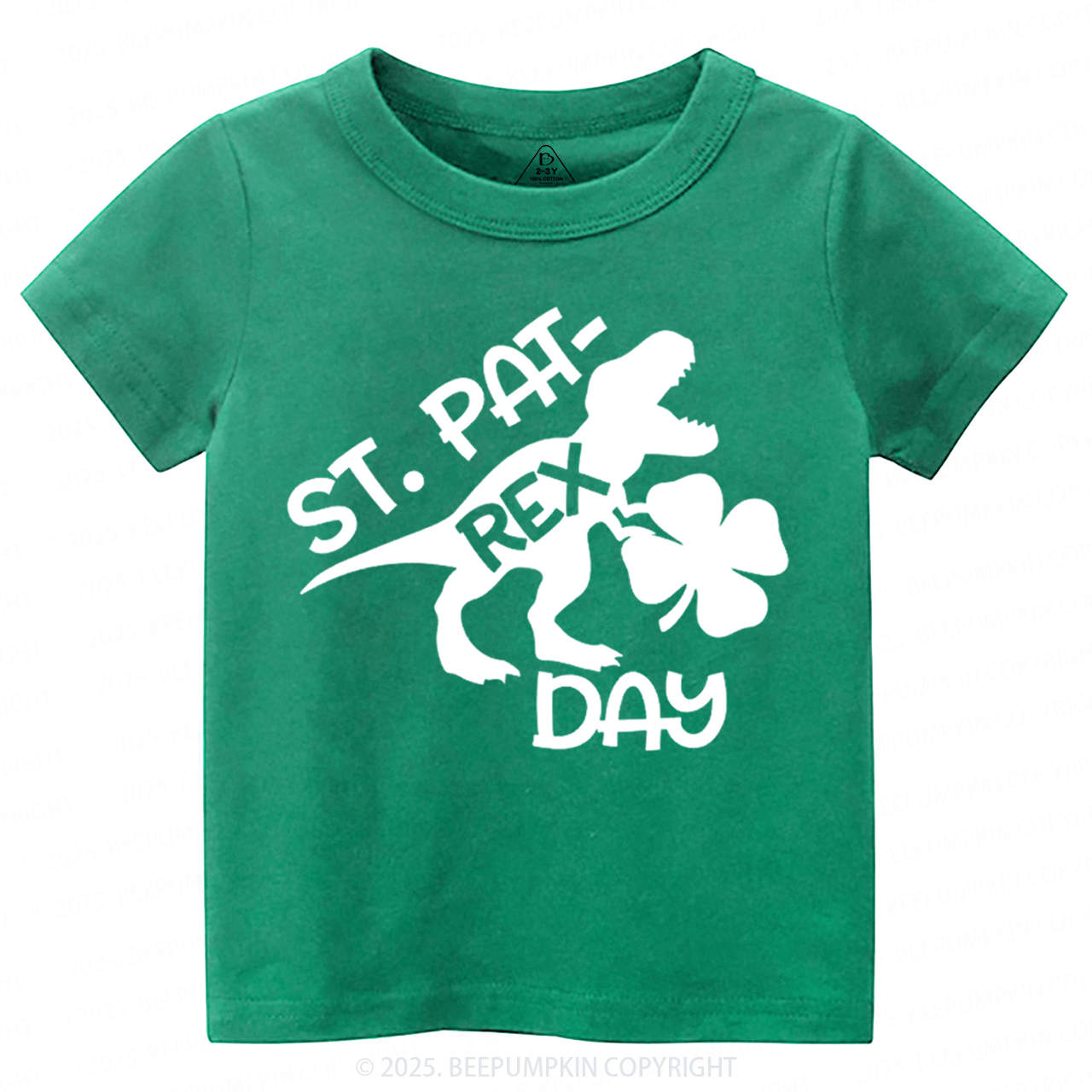 St. Pat-Rex Day Toddler&Kid's Tees Beepumpkin Sale-Beepumpkin™