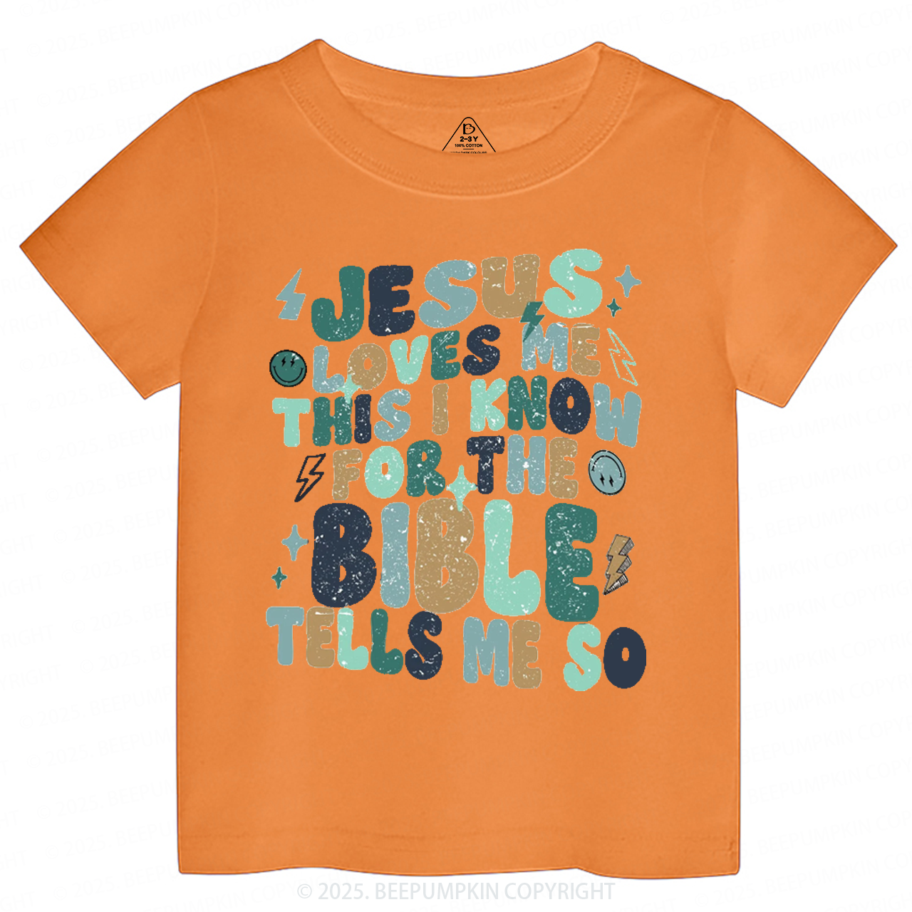 Jesus Loves Me Toddler&Kid's Tees Beepumpkin