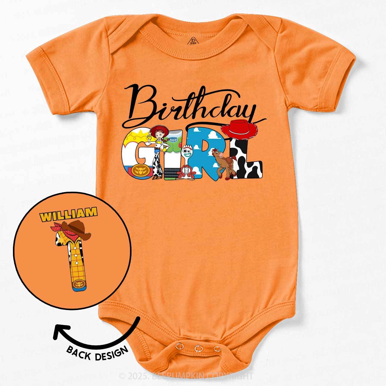 Personalized Birthday Bodysuit Beepumpkin