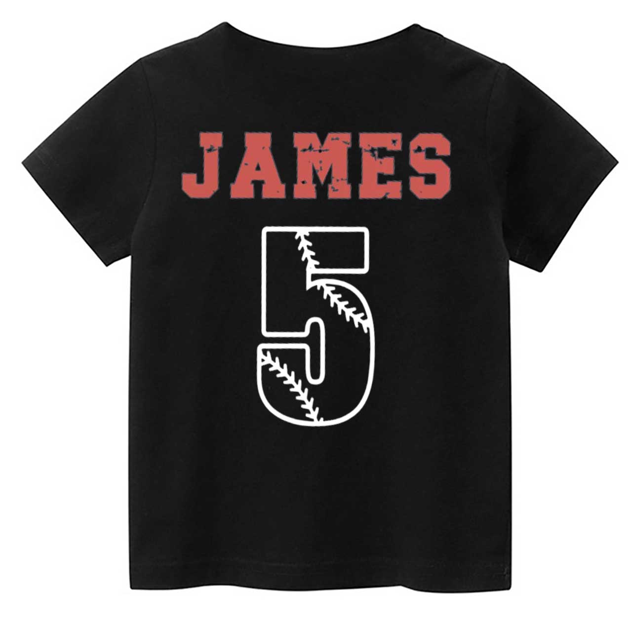 Personalized Snack Muncher Baseball Toddler&Kid's Tees Beepumpkin