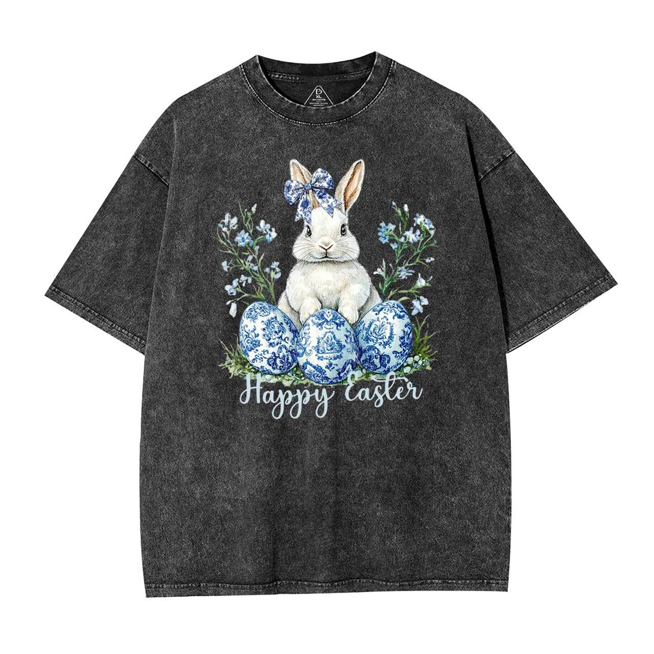 Grand Millennial Easter Mama Washed T-Shirts