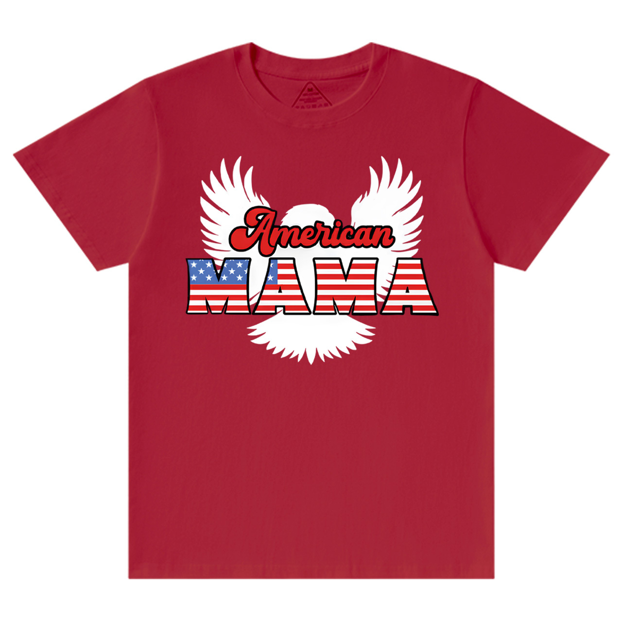Patriotic Eagle Graphic Mama T-Shirts