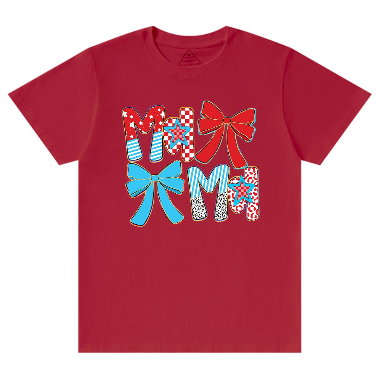 Preppy Patriotic Mama Coquette T-Shirts