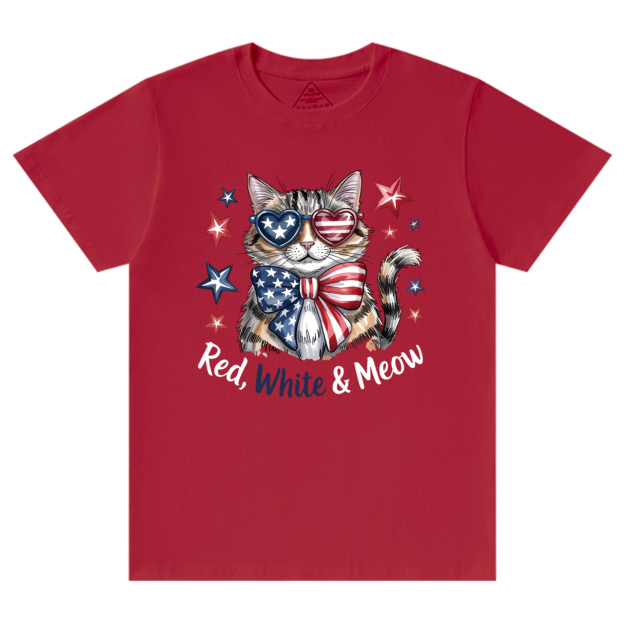 Patriotic Cat Mama T-Shirts