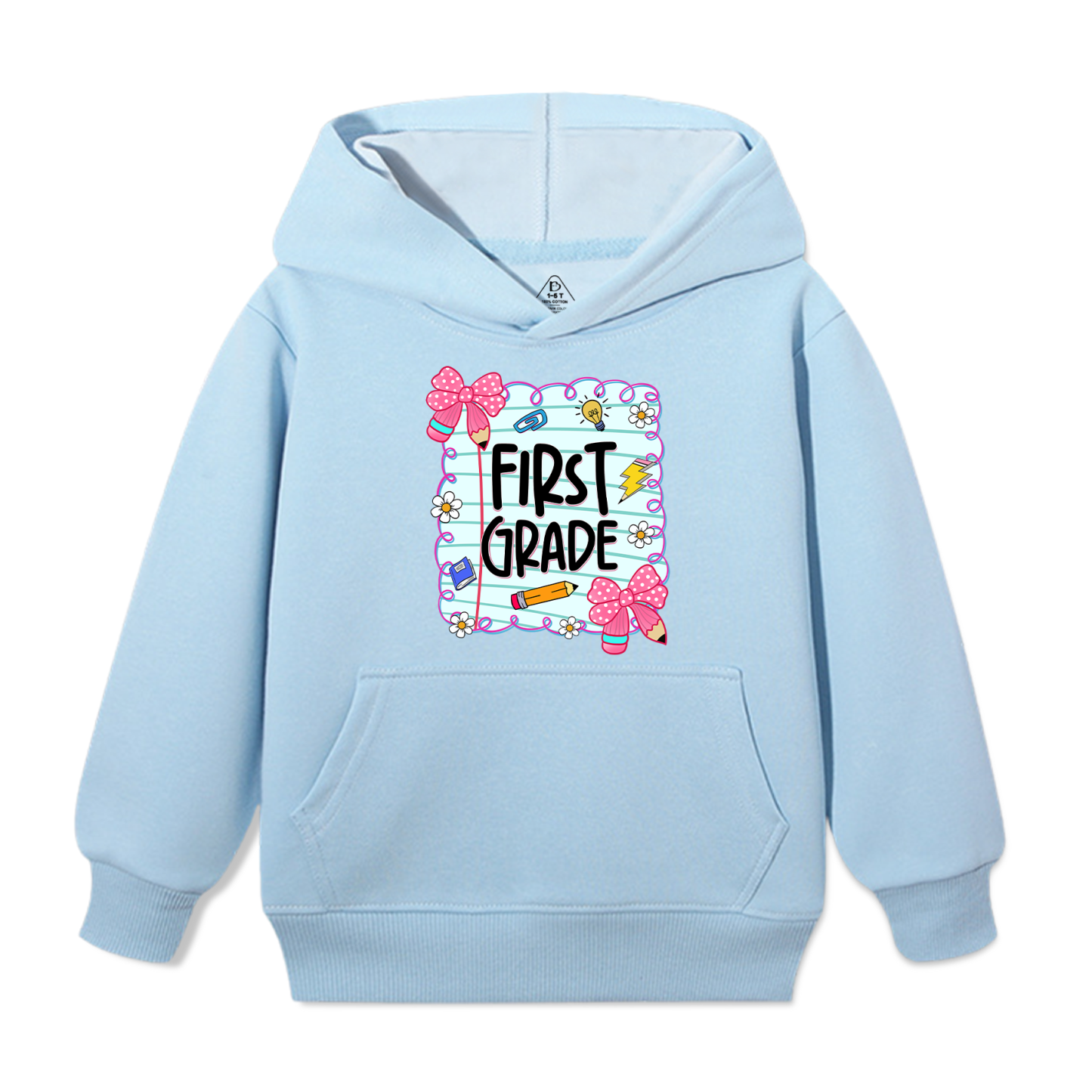 Personalized First Day Of School Kid's Hoodies Beepumpkin