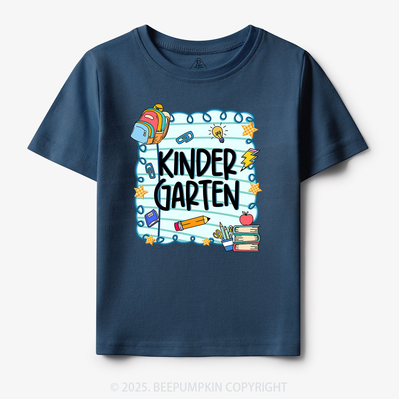 Personalized First Day Of School Toddler&Kid's Tees Beepumpkin