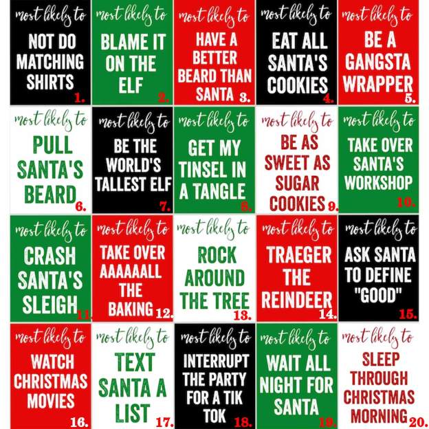 Personalized Most Likely To Funny Christmas Family Matching T-Shirts Beepumpkin