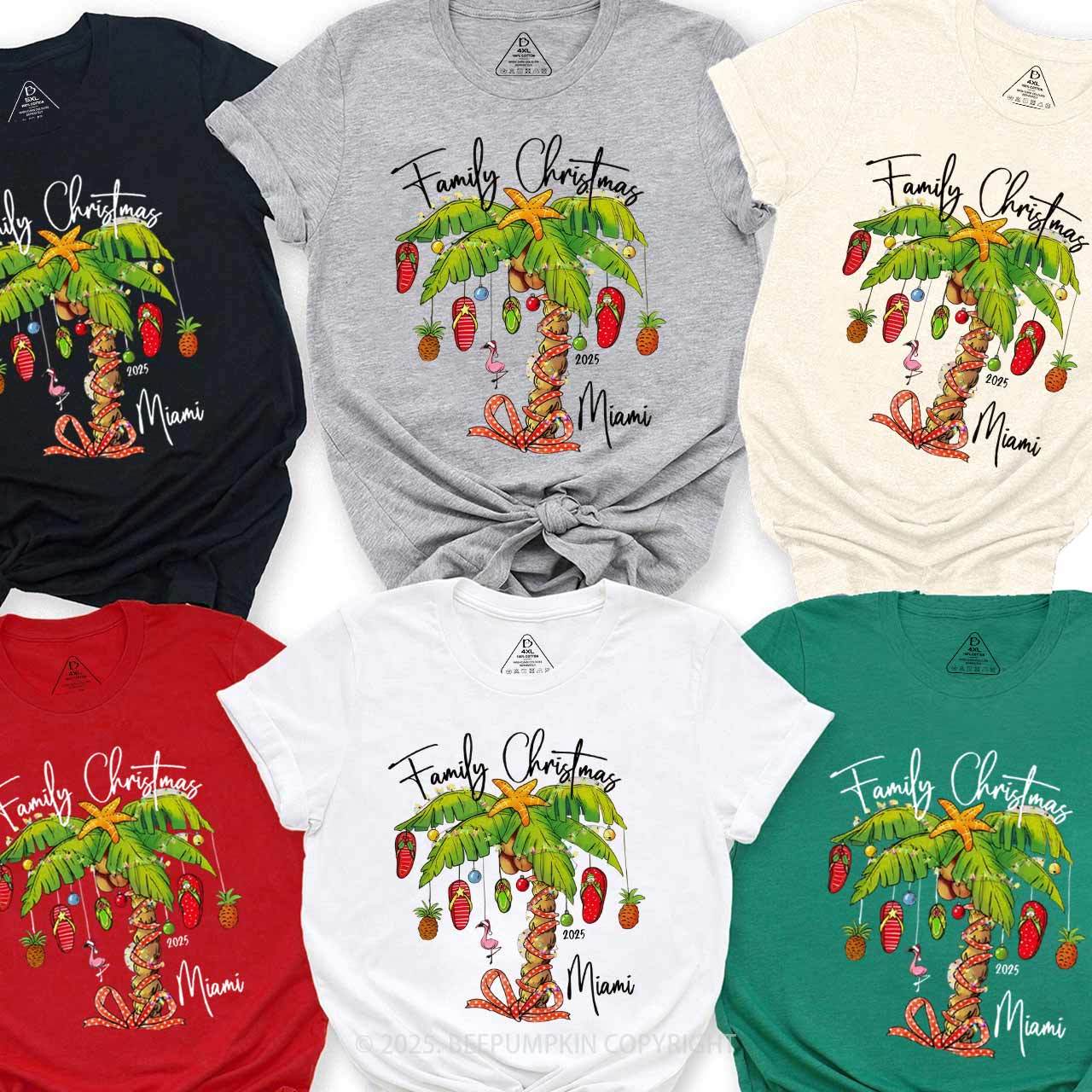 Personalized Christmas Vacation Family Matching T-Shirts Beepumpkin