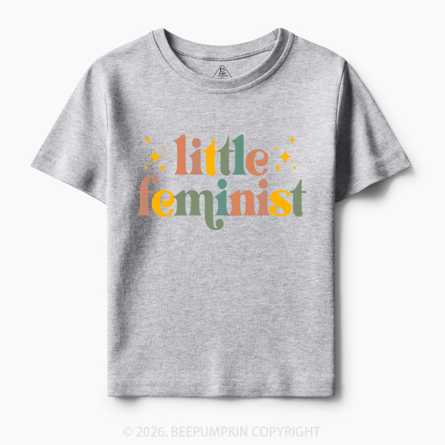  Vintage Little Feminist Toddler&Kid's Tees Beepumpkin