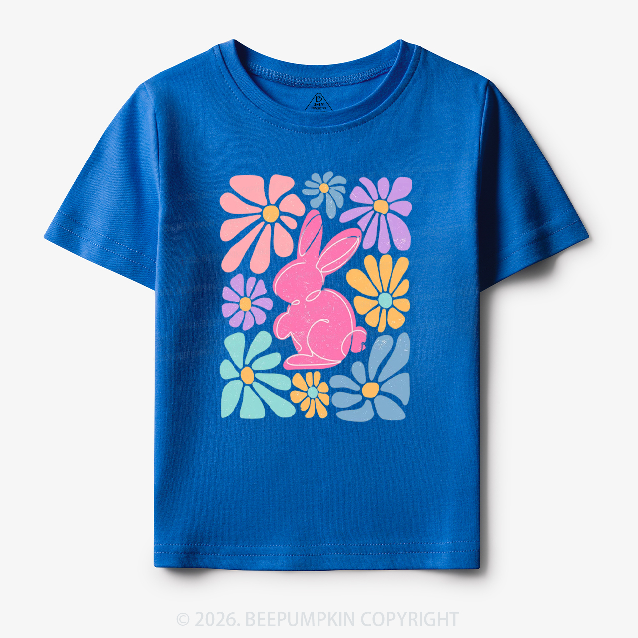 Easter Bunny Floral Toddler&Kid's Tees