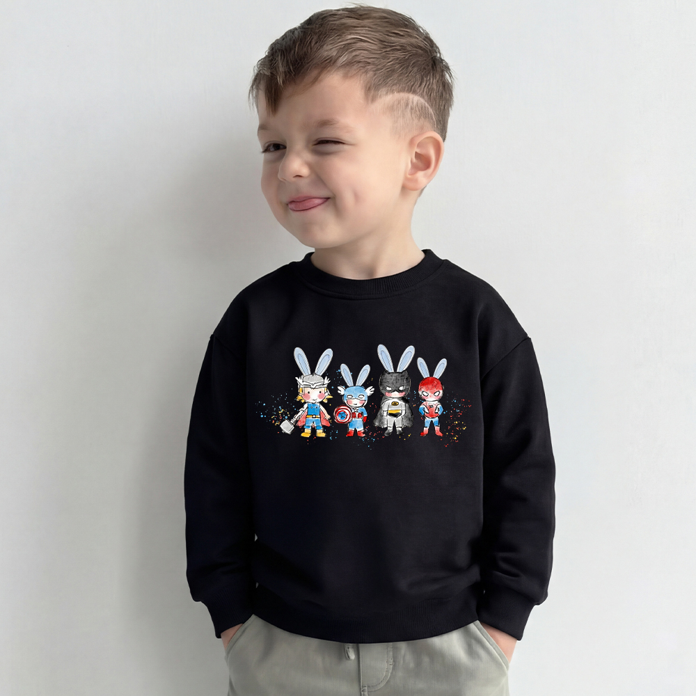 Easter Cute Cartoon Bunny Kid's Sweatshirt