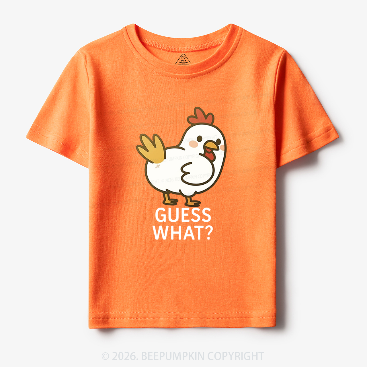 Guess What Chicken Funny Butt Joke Toddler&Kid's Tees 7