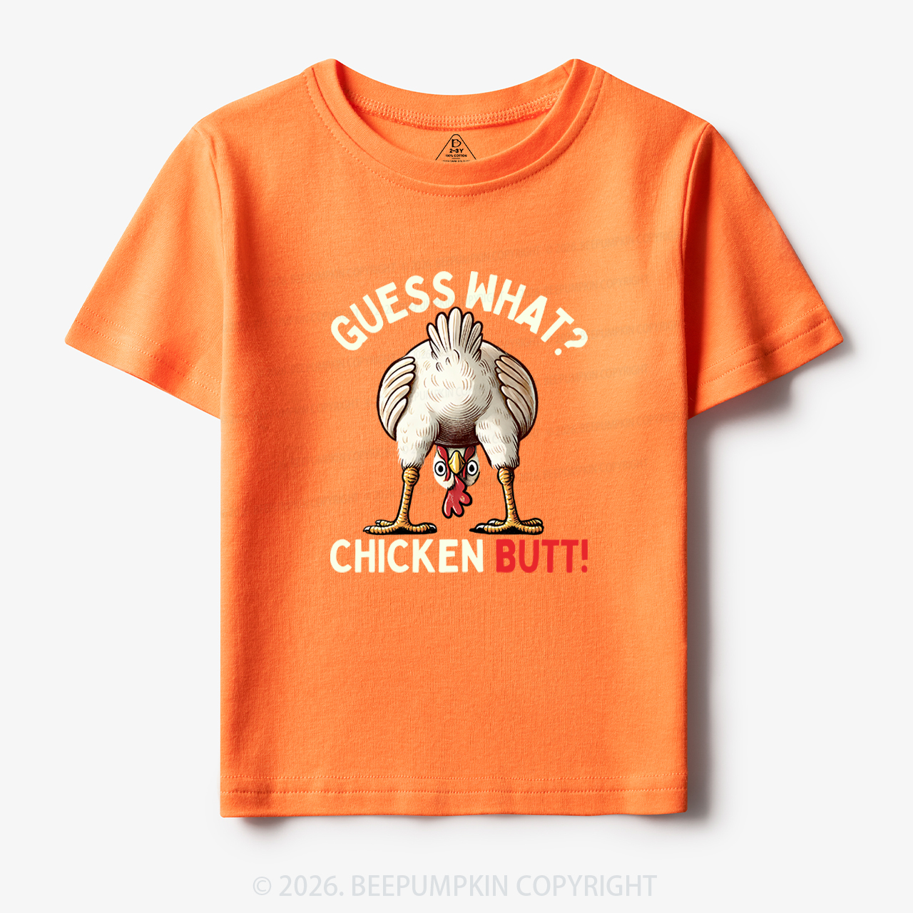 Guess What Chicken Butt Super Funny Toddler&Kid's Tees