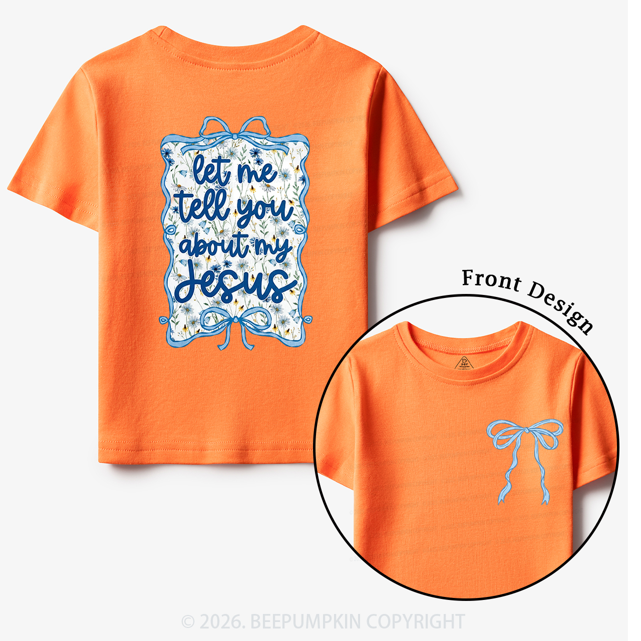 Love like Jesus Coquette Bows Toddler&Kid's Tees