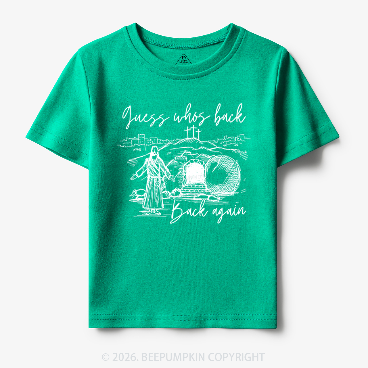 Guess Who's Back Again Funny Jesus Toddler&Kid's Tees