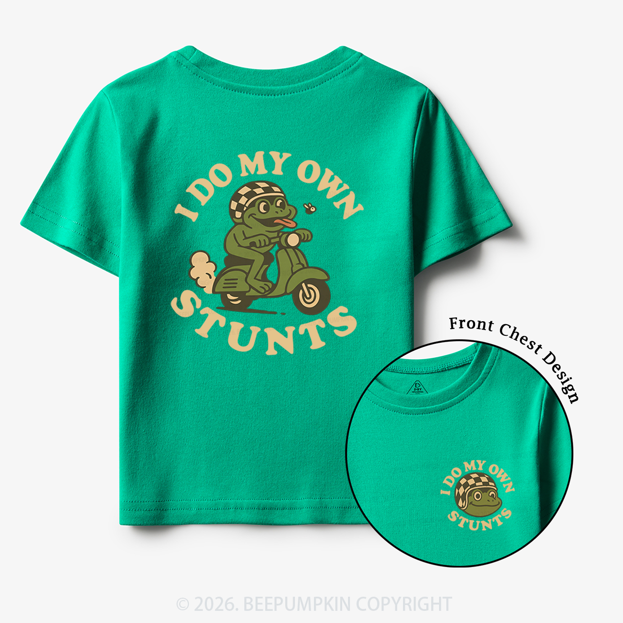I Do My Own Stunts Frog Toddler&Kid's Tees