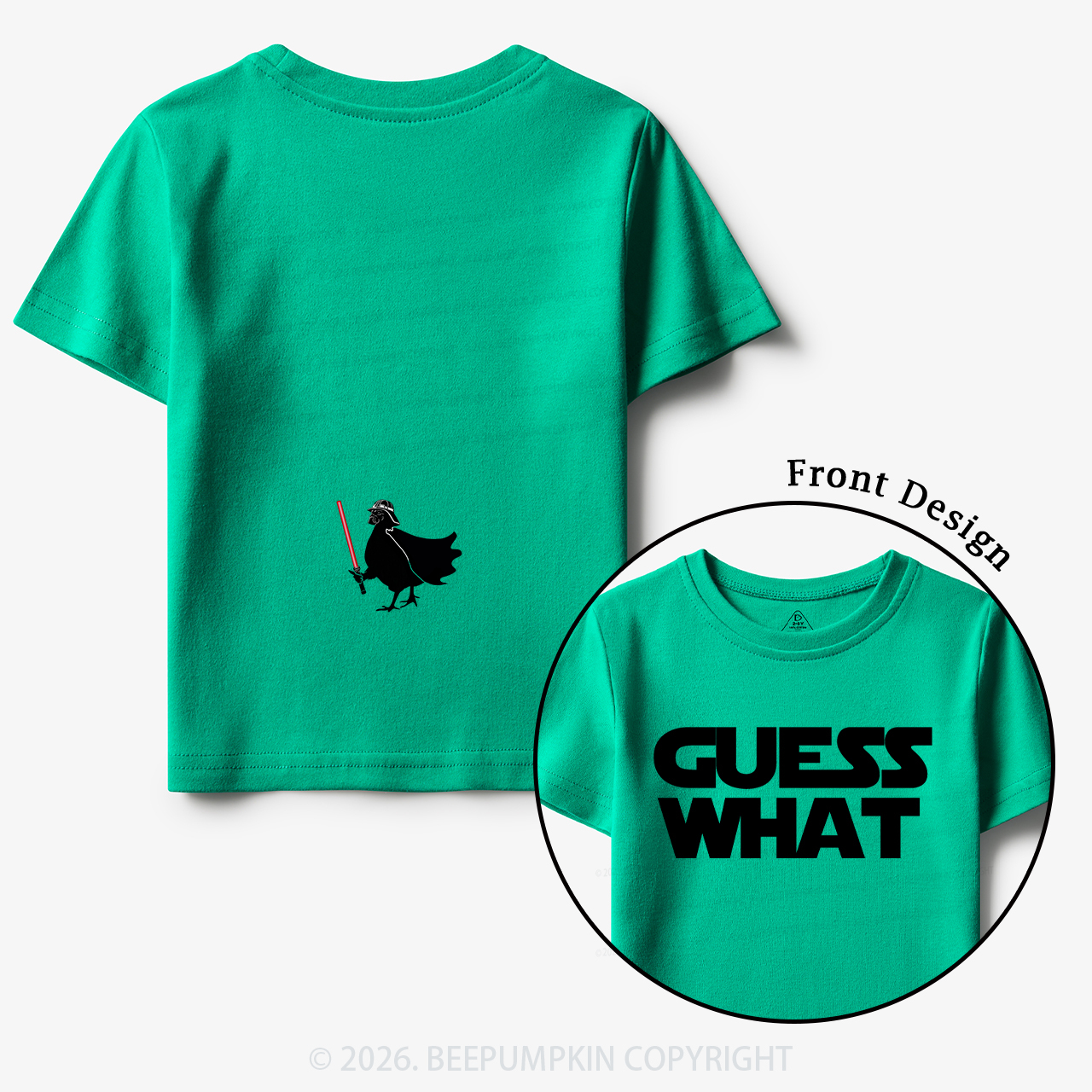 Galaxy Guess What Chicken Butt Toddler&Kid's Tees