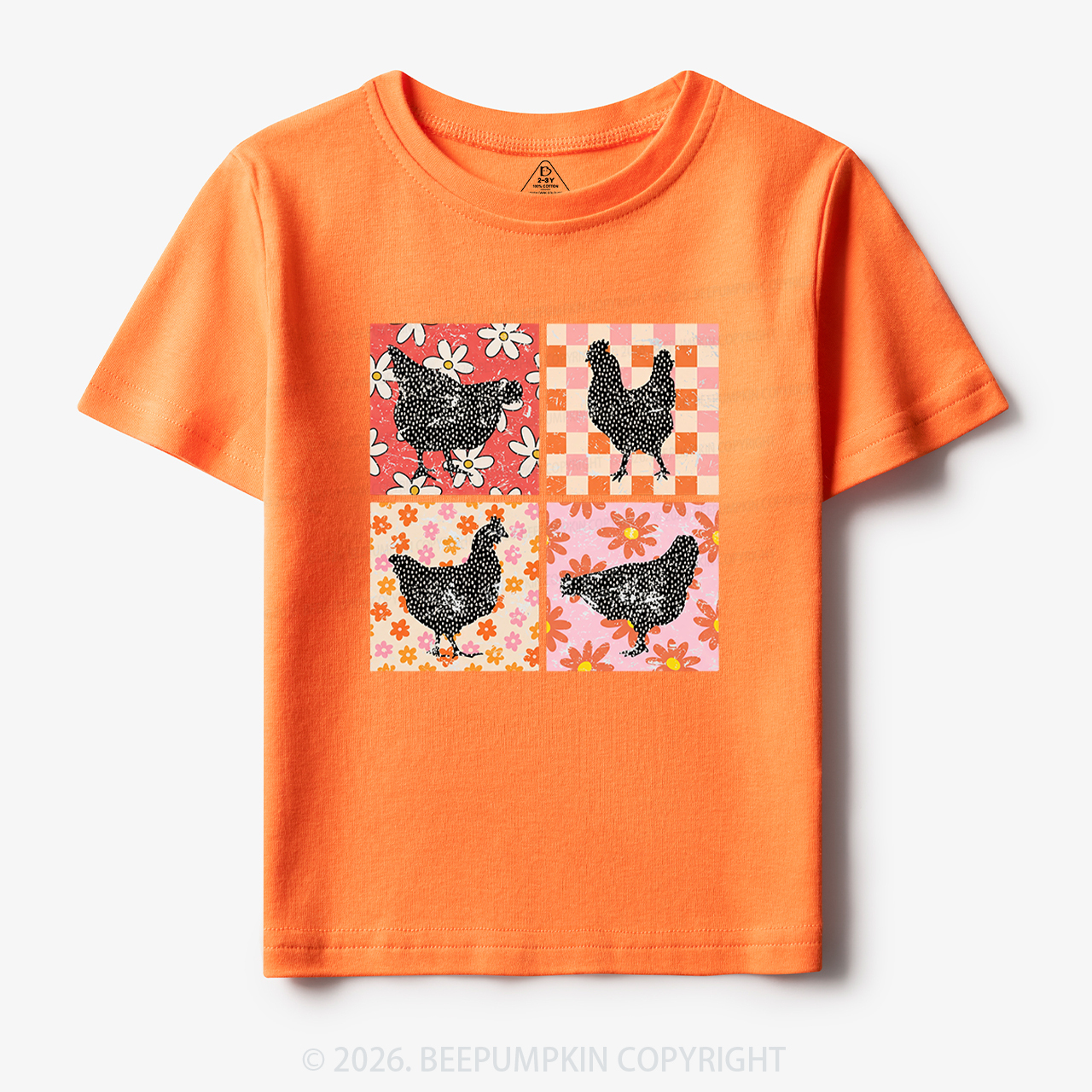 Chickens Farm Animals Toddler&Kid's Tees