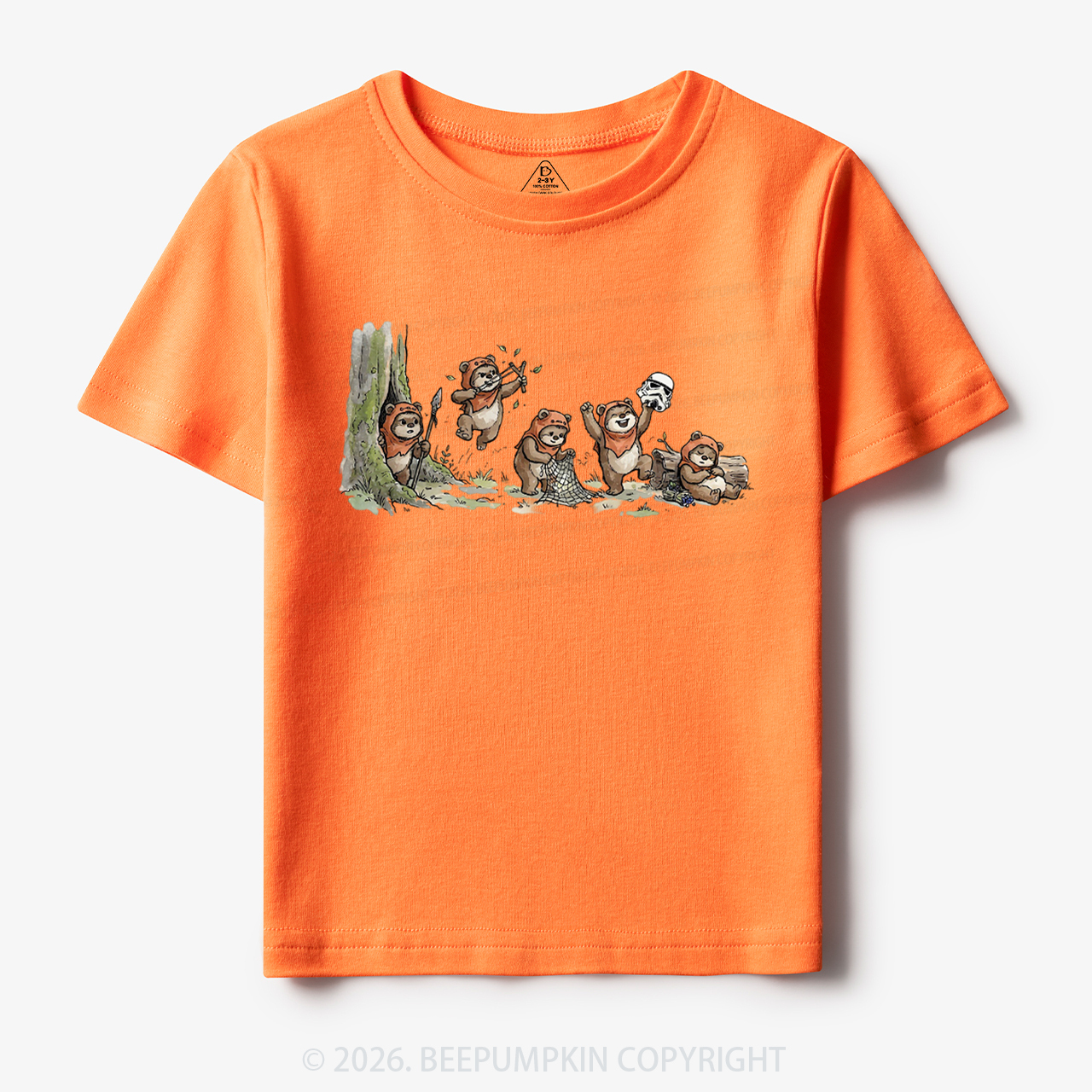 Vintage Galaxy Cute Bear Toddler&Kid's Tees