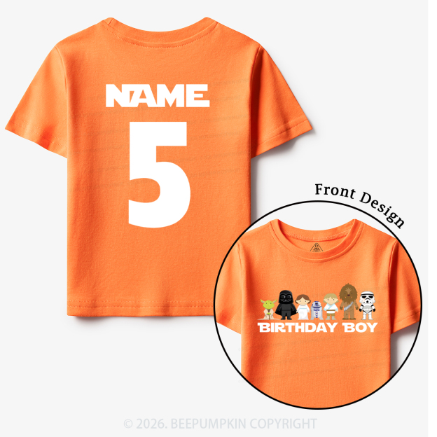 Space Hero Birthday Galaxy Party Toddler&Kid's Tees