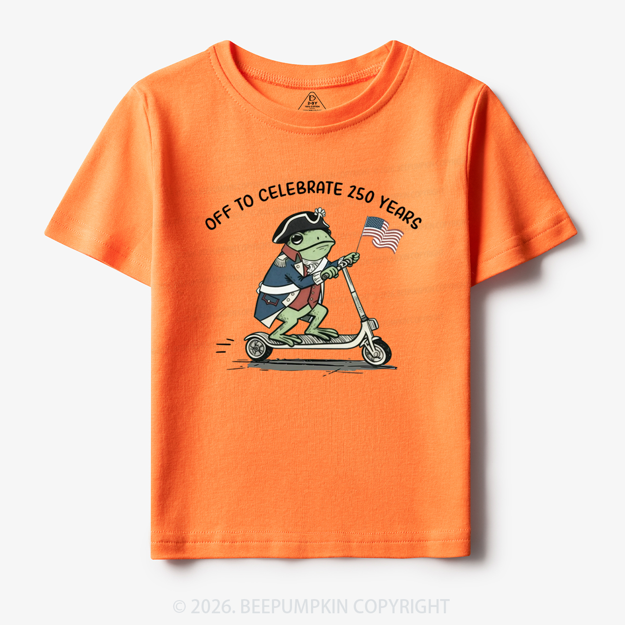 America 250 4th of July Toddler&Kid's Tees