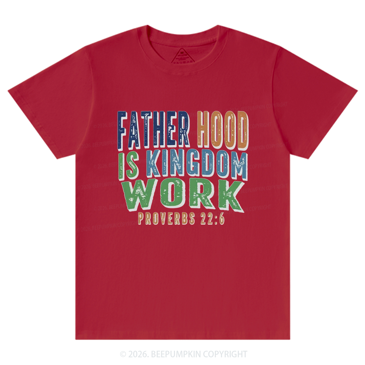 Christian Dad Fatherhood Is Kingdom Work T-Shirts