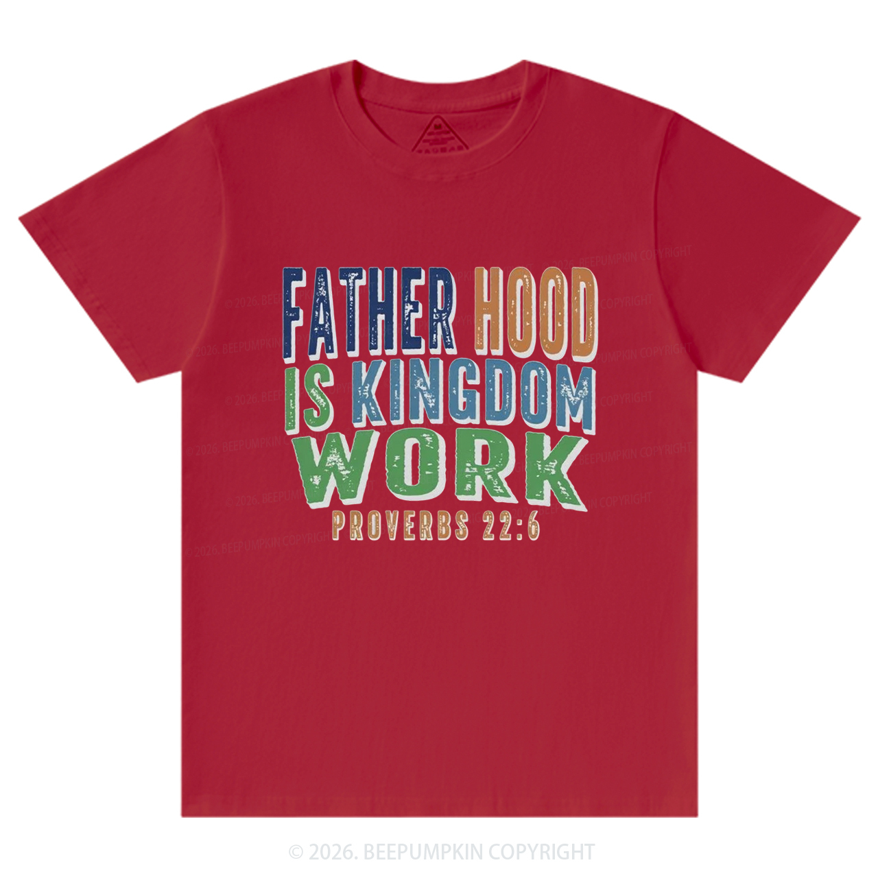 Christian Dad Fatherhood Is Kingdom Work T-Shirts