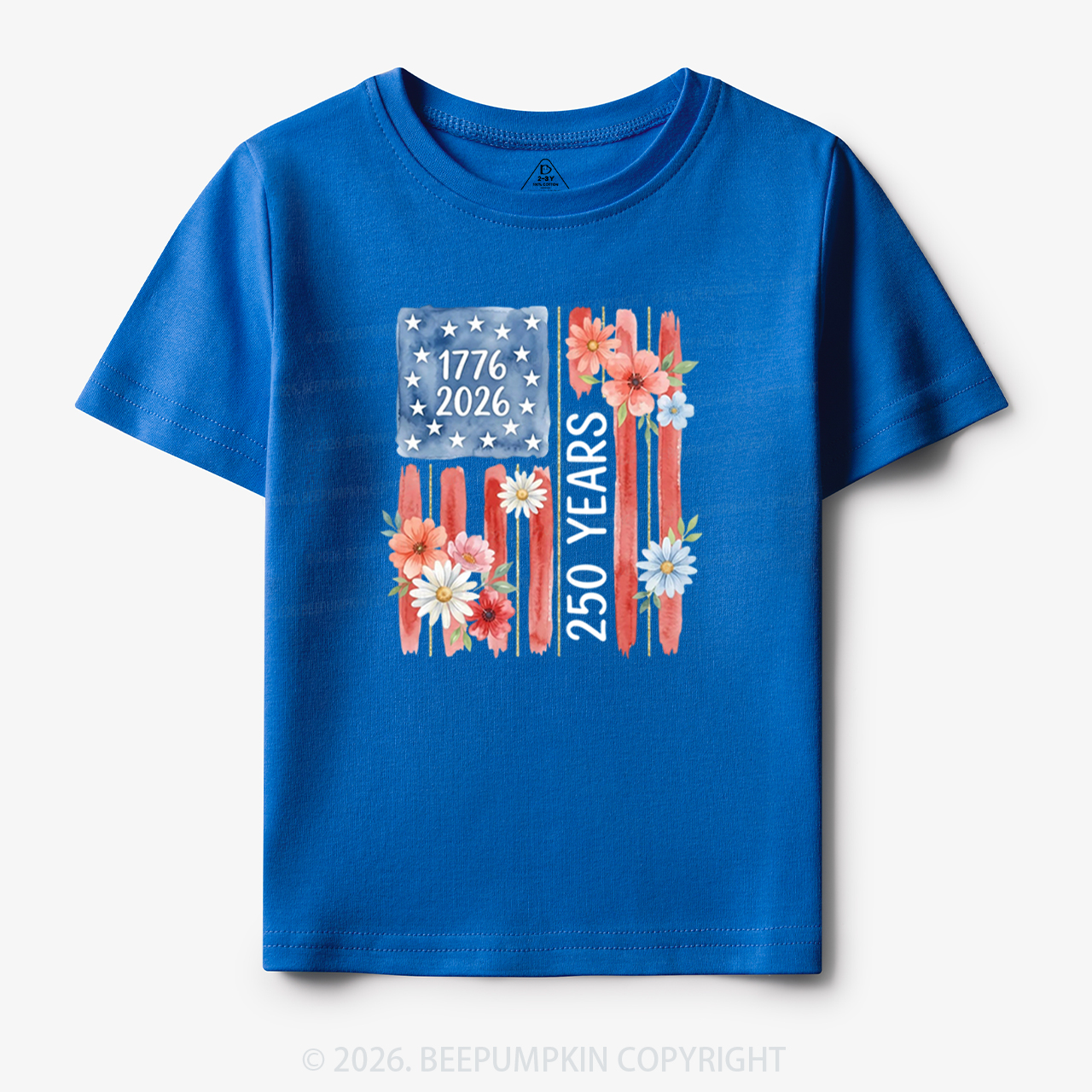 United States of America 250th Patriotic Flag Toddler&Kid's Tees