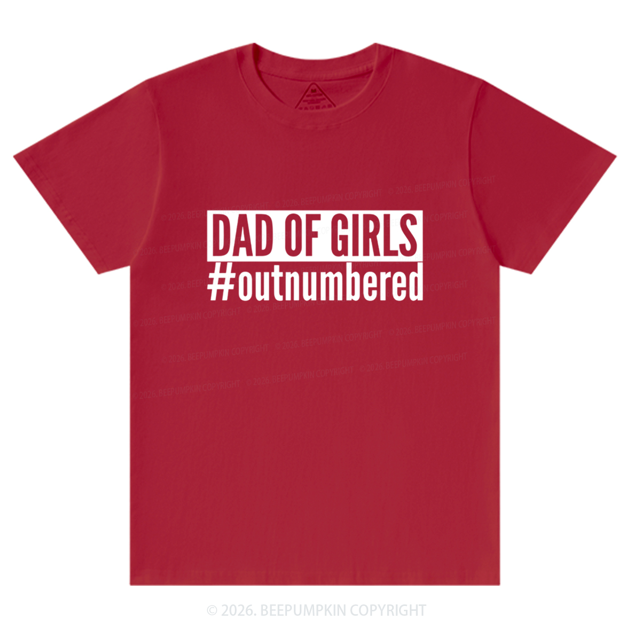 Dad Of Girls Outnumbered T-Shirts