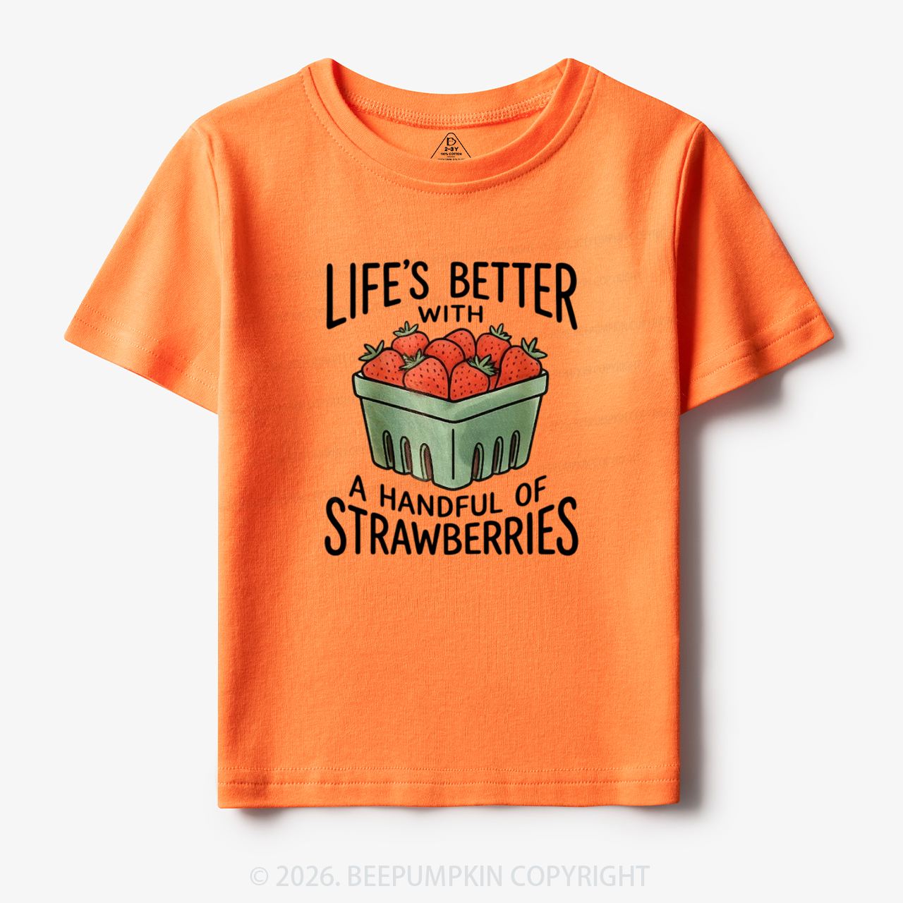 Life's Better With Strawberries Toddler&Kid's Tees
