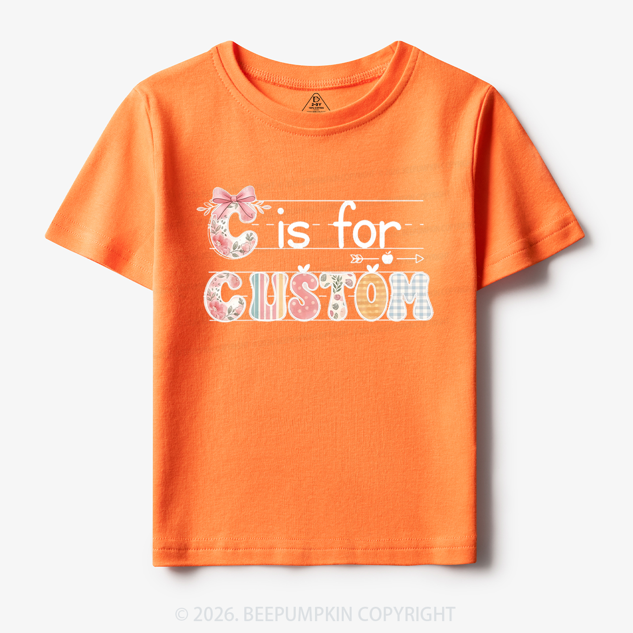 Personalized Kids Name Back To School Toddler&Kid's Tees
