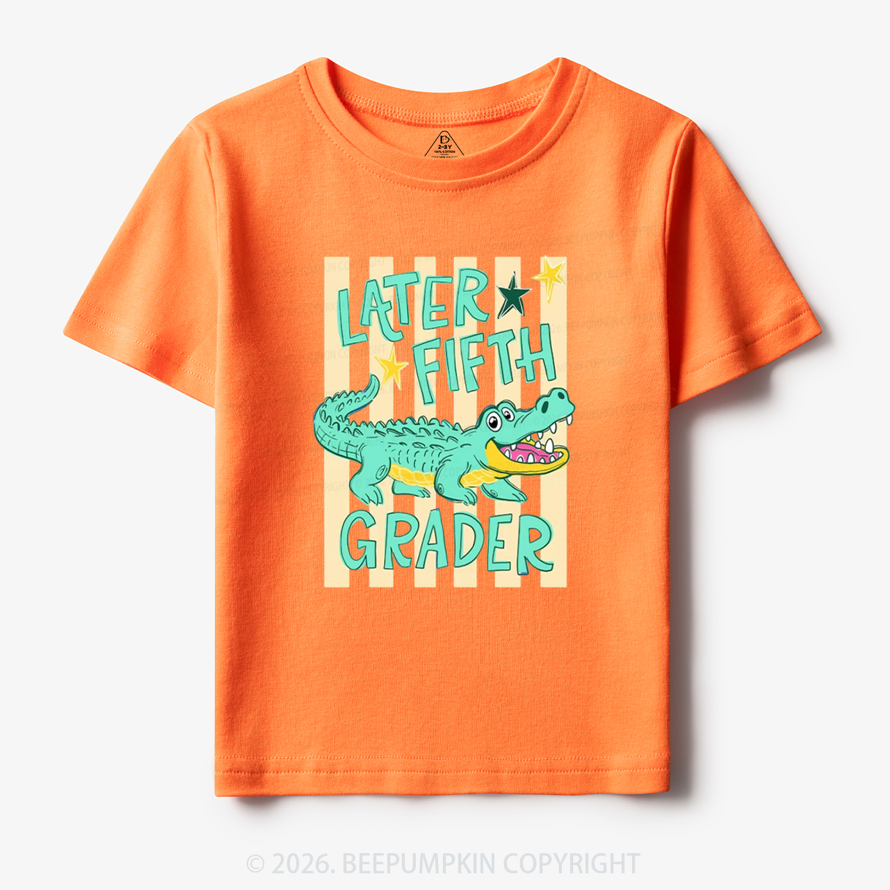 Personalized Grade Later Gator Toddler&Kid's Tees