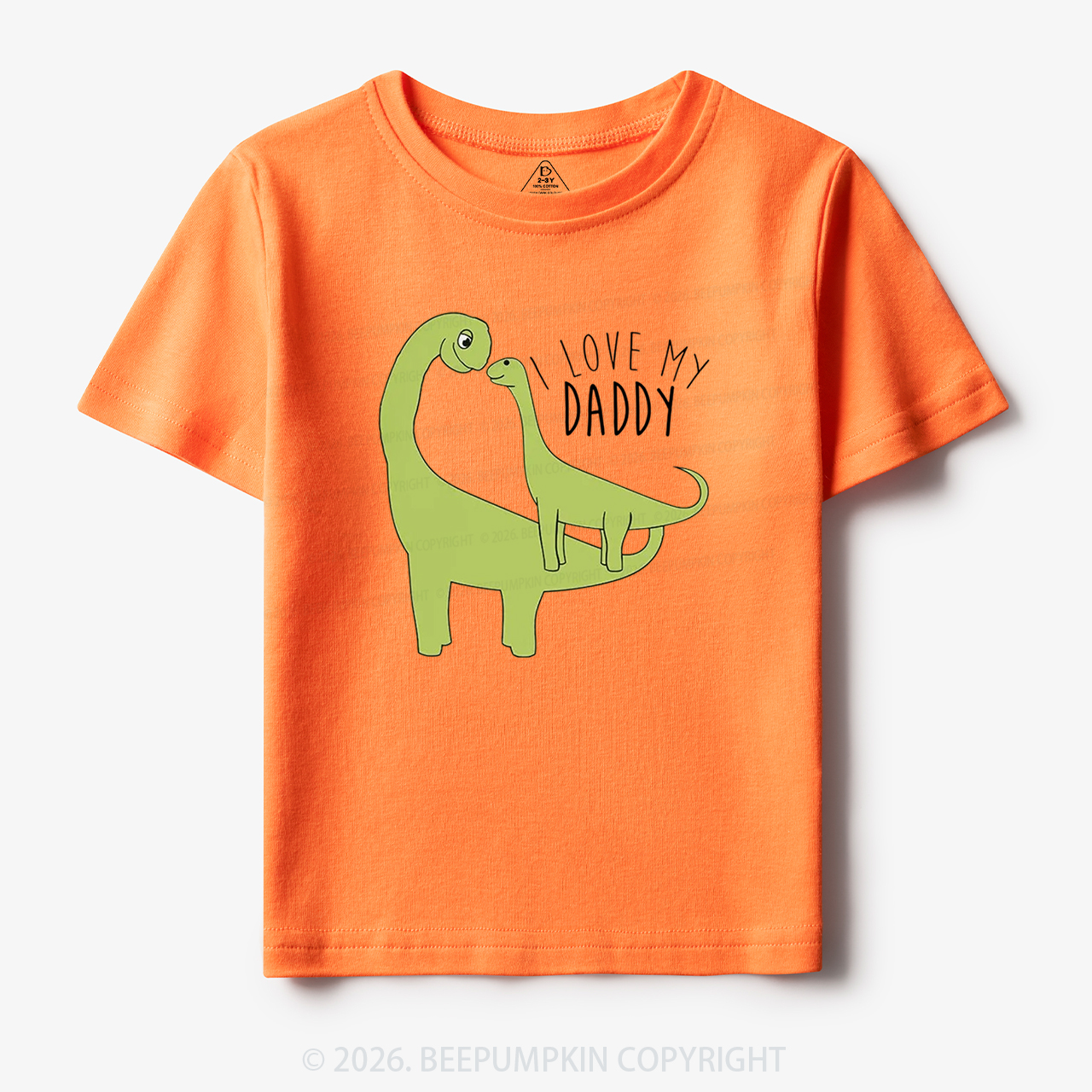I Love My Daddy Dinosaur Toddler&Kid's Tees