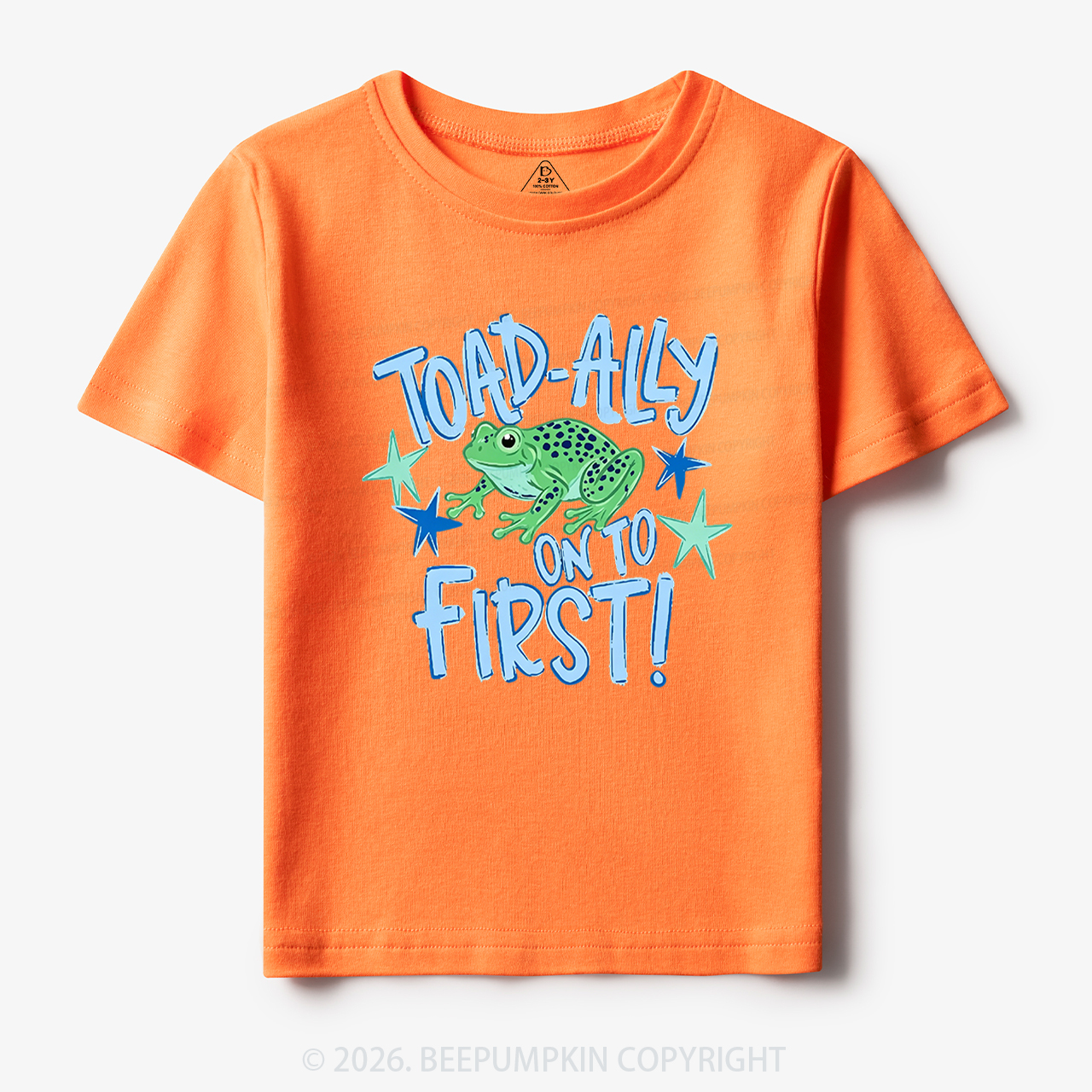 Personalized Toad-ally On To Grade Toddler&Kid's Tees