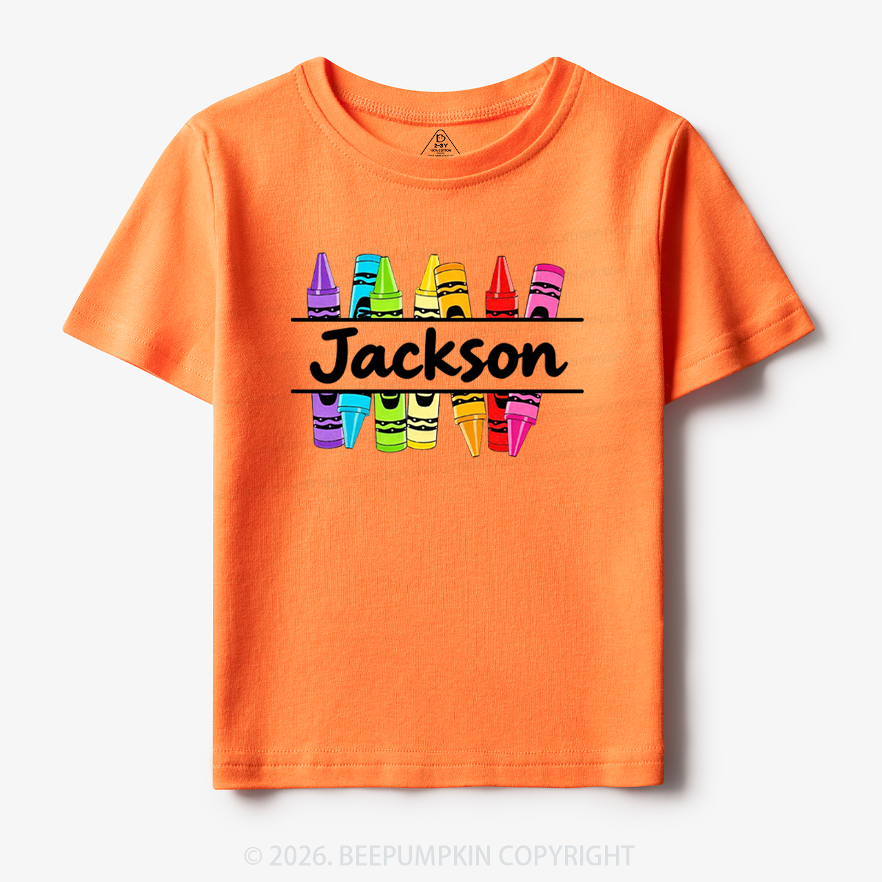 Personalized Name Back To School Toddler&Kid's Tees
