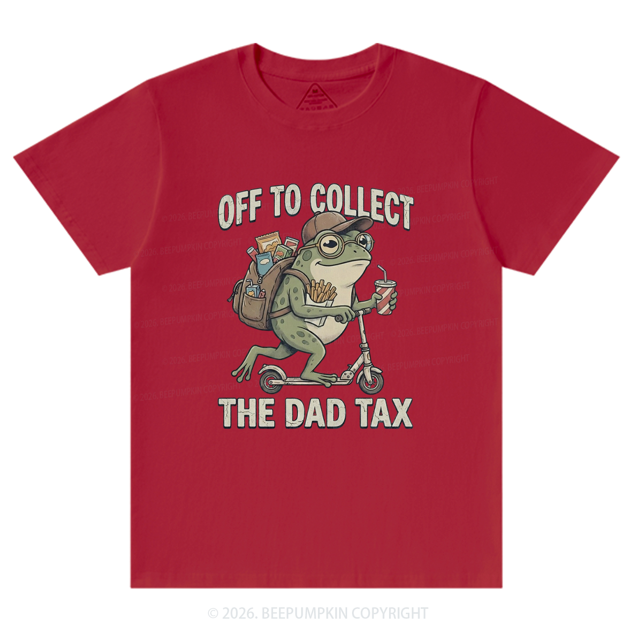 Funny Frog Off To Collect The Dad Tax T-Shirts