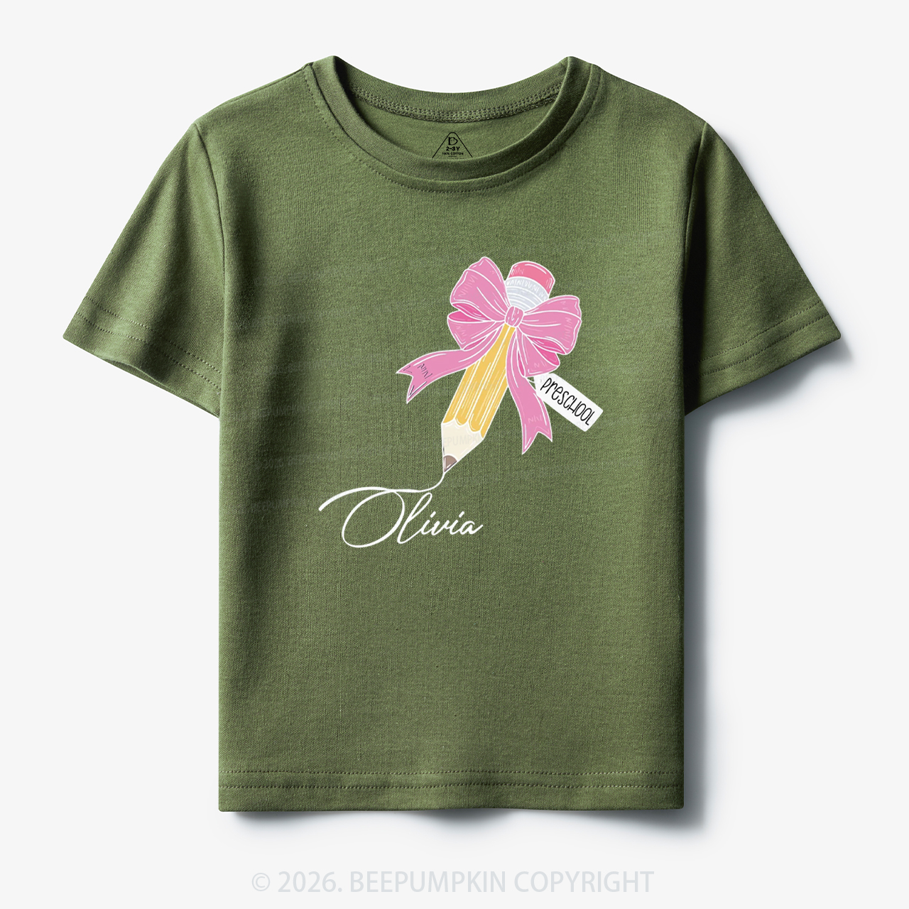 Personalized Preschool Back To School Toddler&Kid's Tees