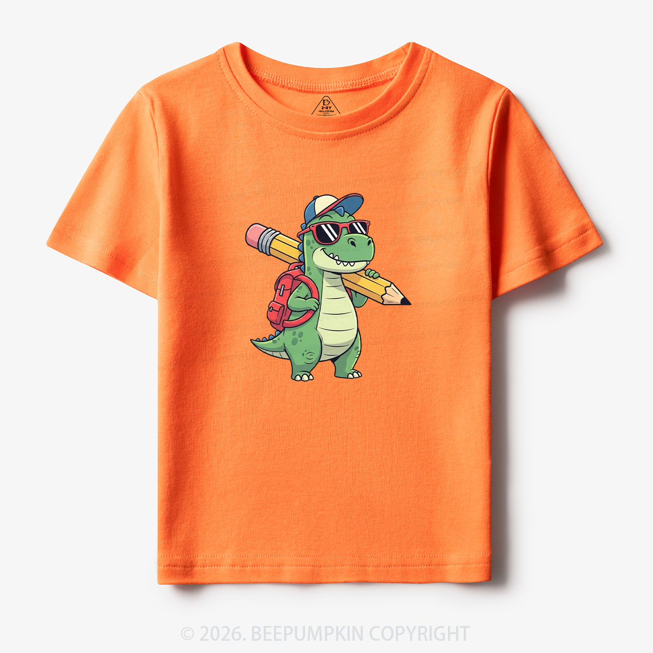 Funny Rex Back to School Dinosaur Toddler&Kid's Tees