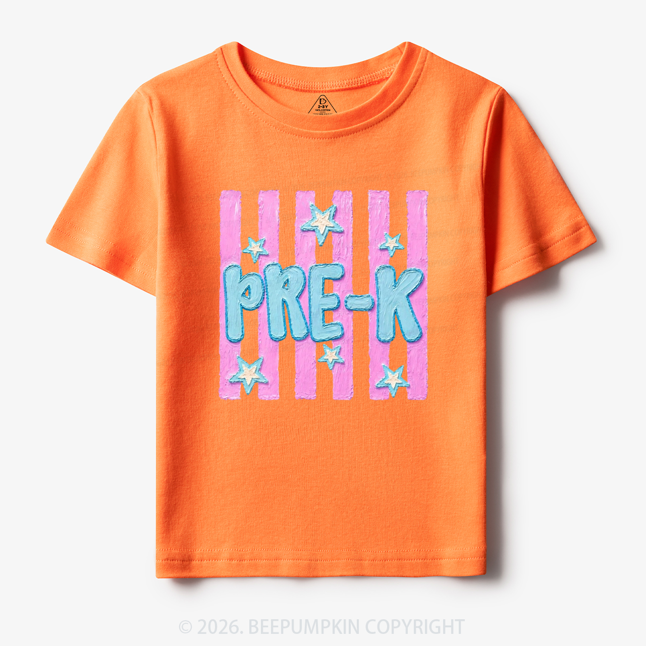 Retro Striped Pre-K Back To School Toddler&Kid's Tees