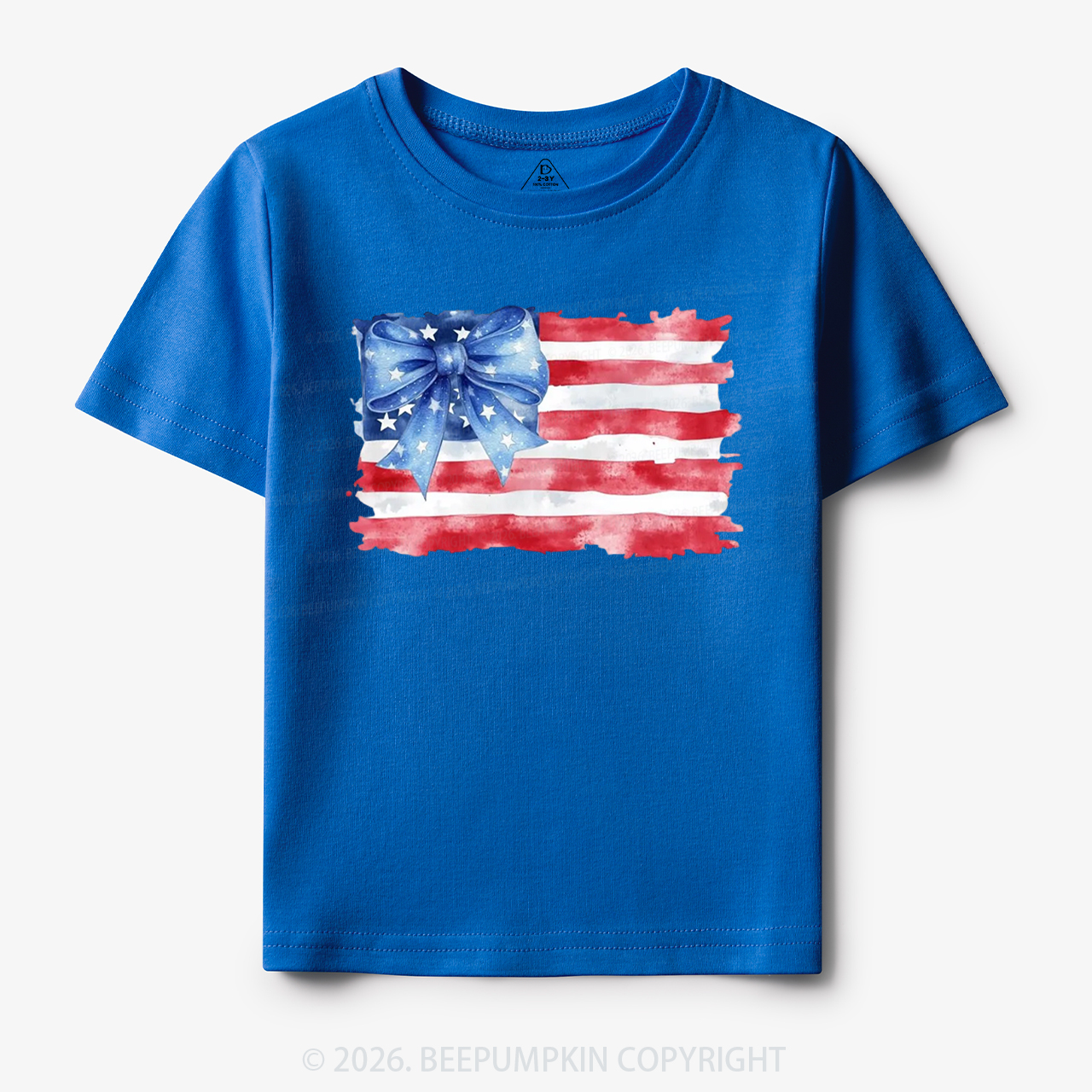 4th of July American Flag Toddler&Kid's Tees