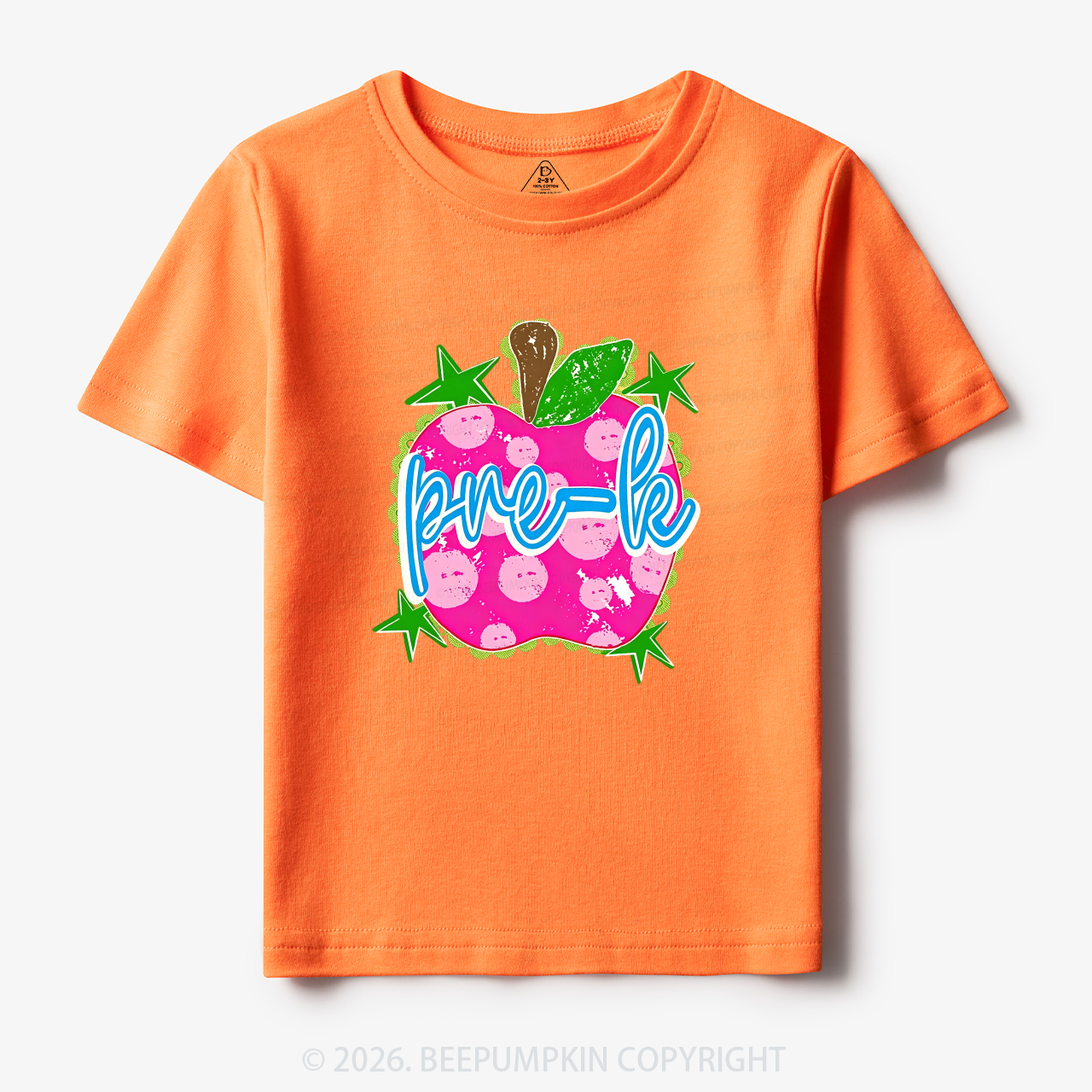 Personalized Polkadots Apple Back To School Toddler&Kid's Tees