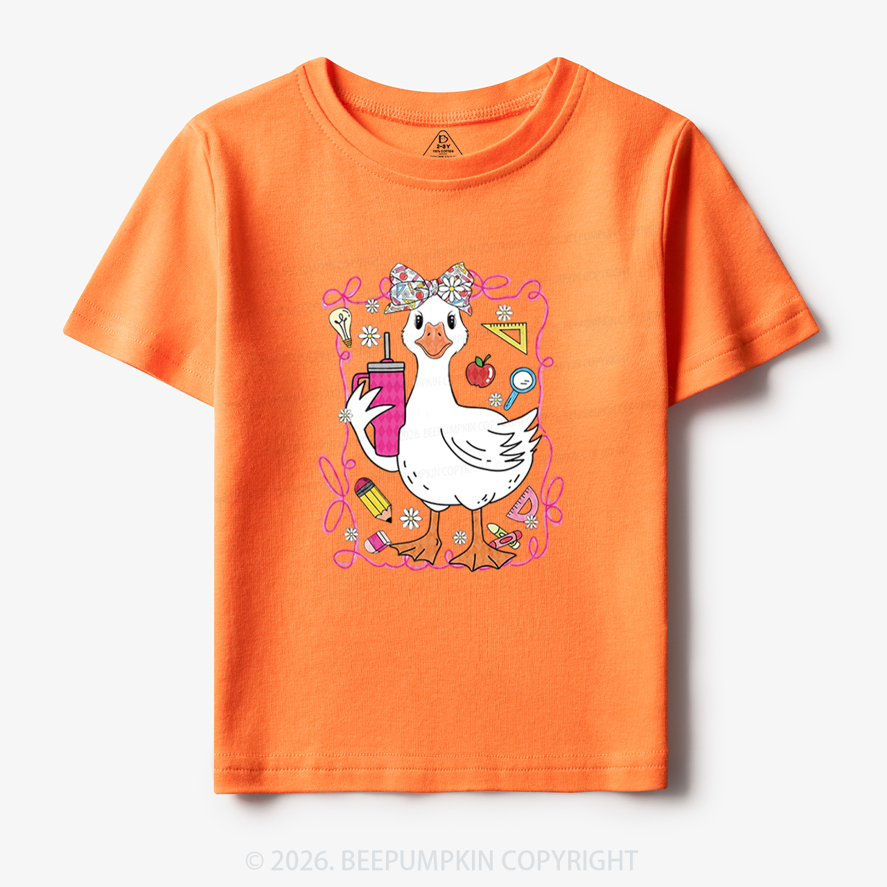 Coquette Silly Goose Back To School Toddler&Kid's Tees