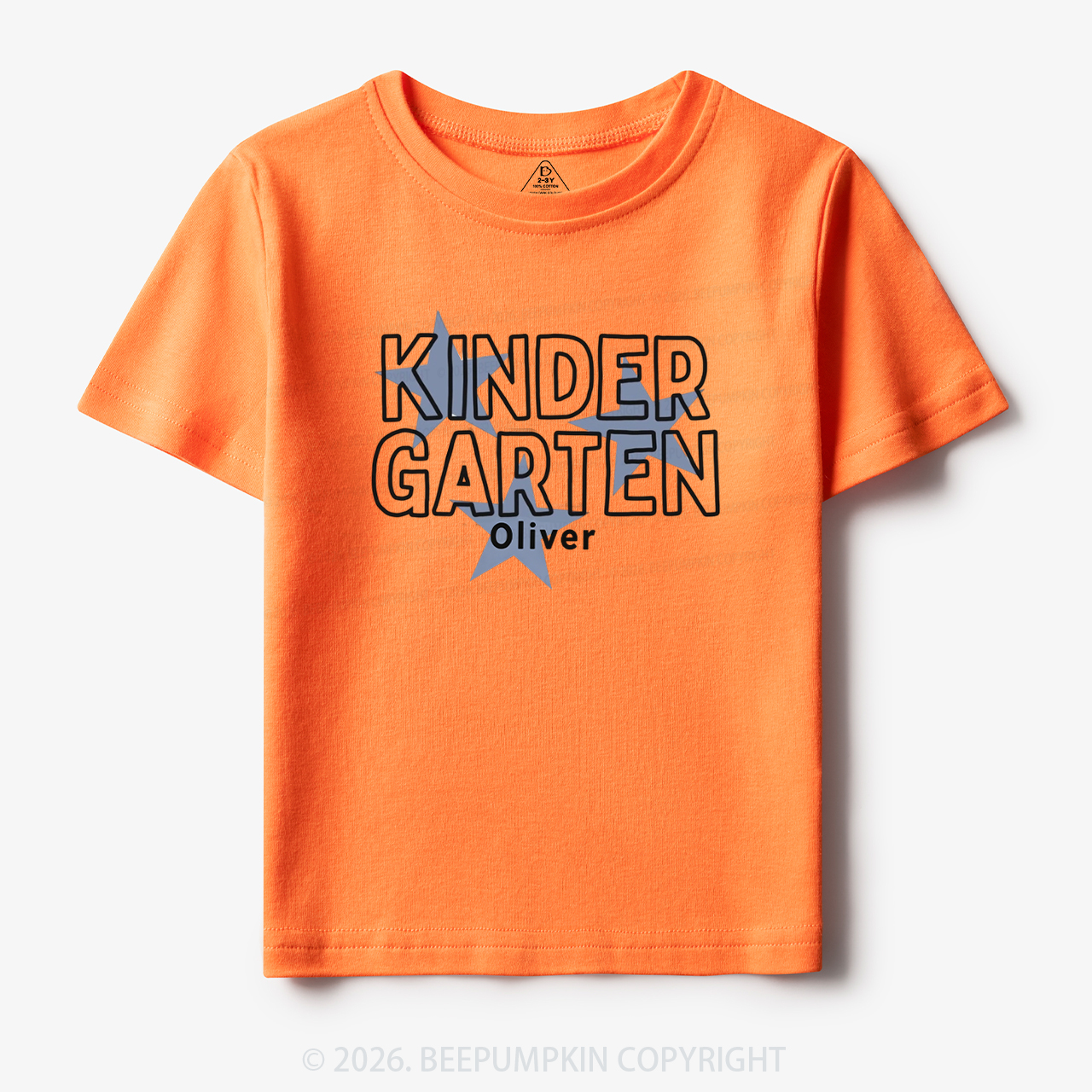 Personalized Kindergarten Star Back to School Toddler&Kid's Tees