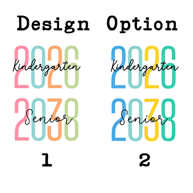 Class of 2026 Kindergarten 2038 Senior Toddler&Kid's Tees