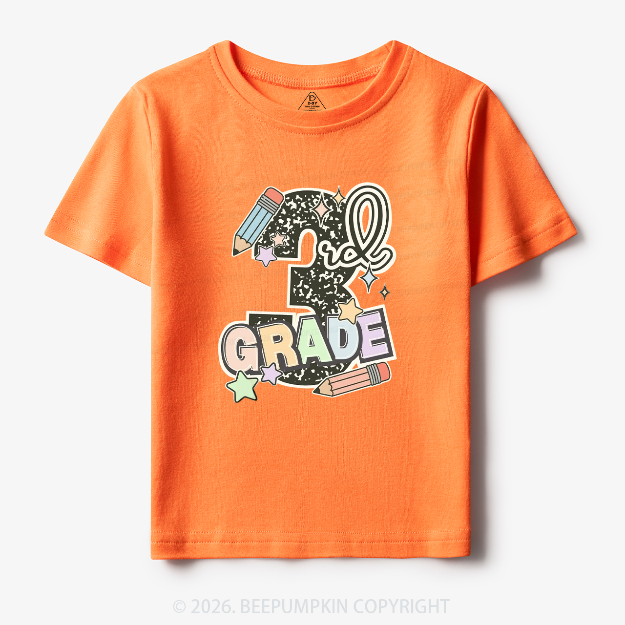 Third Grade Pencil Back To School Toddler&Kid's Tees