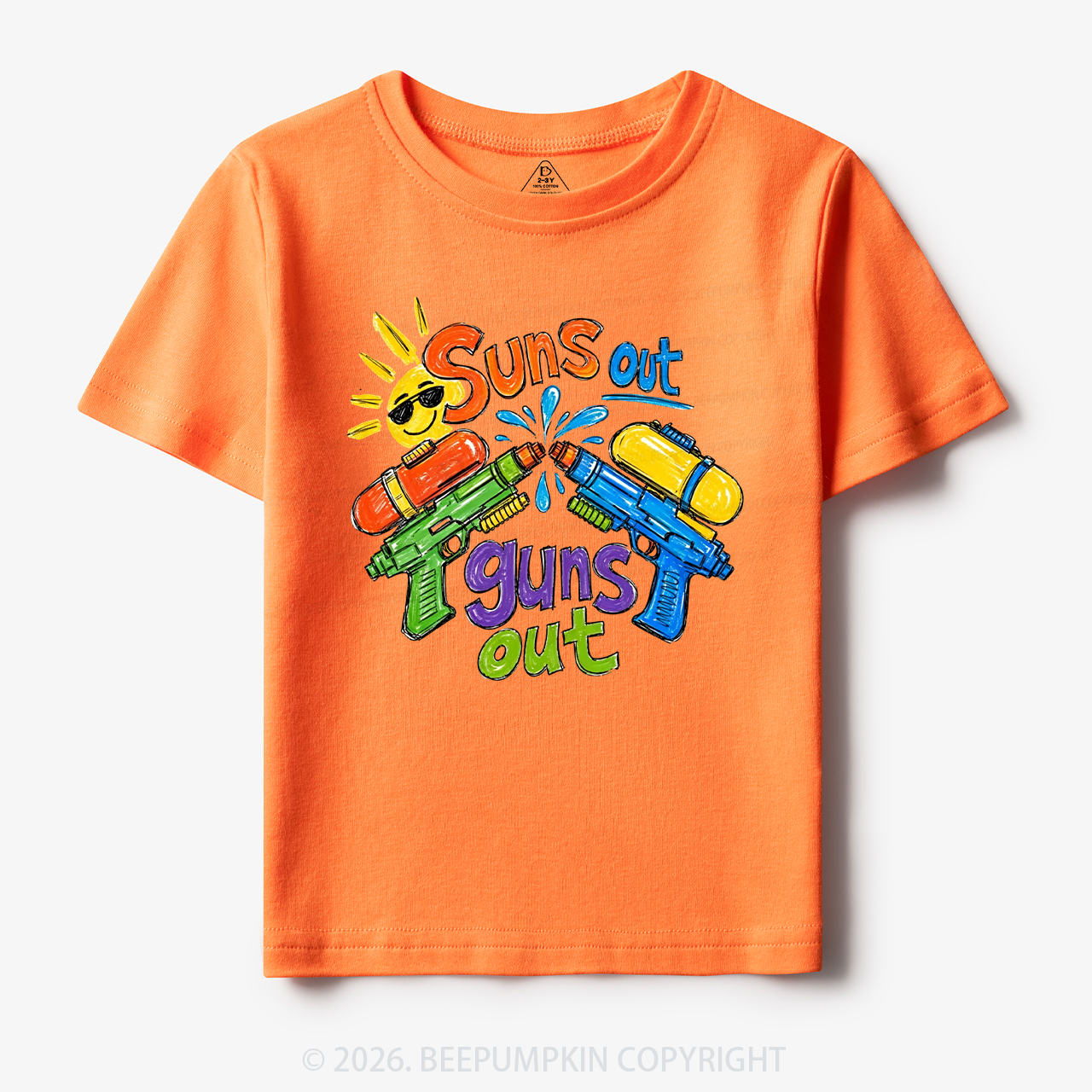 Funny Summer Suns Out Toddler&Kid's Tees