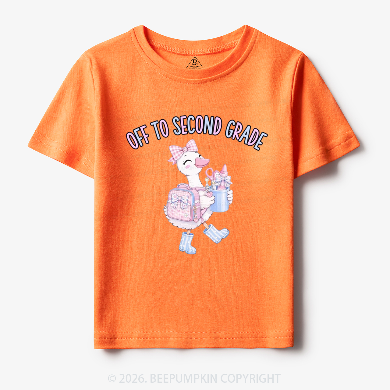 Personalized Off To Grade Back To School Toddler&Kid's Tees