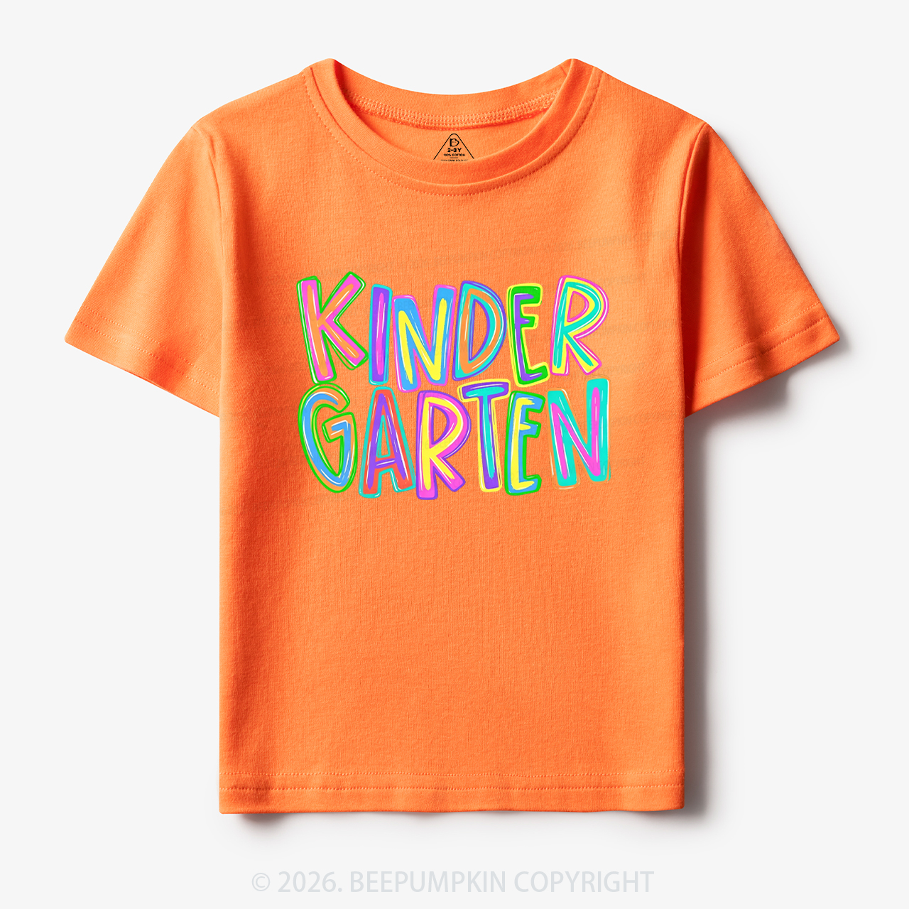 Neon Scribble Kindergarten Toddler&Kid's Tees