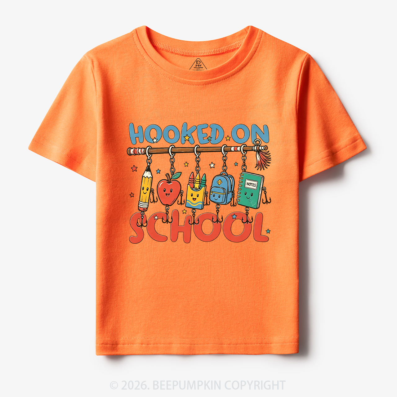 Back to School Hooked On School Toddler&Kid's Tees