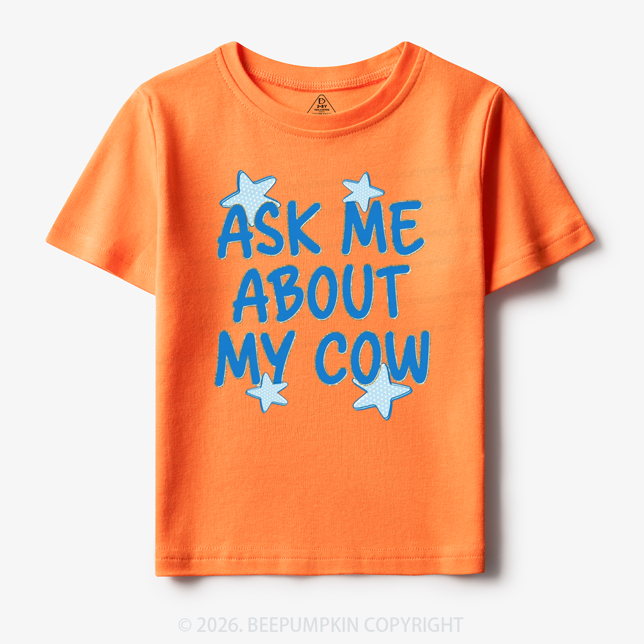 Ask Me About My Cow Toddler&Kid's Tees